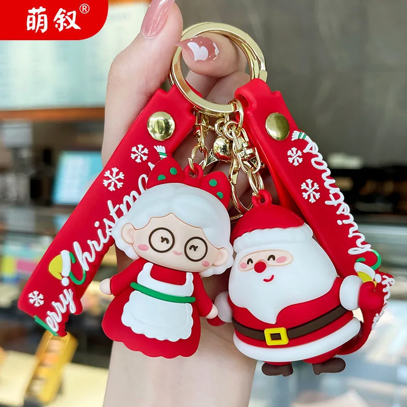 Cute Christmas Couple Creative Cute Kawaii Cartoon Key Chain Car Schoolbag Versatile Pendant Fashion Small Gift
Cute Christmas Couple Creative Cute Kawaii Cartoon Key Chain Car Schoolbag Versatile Pendant Fashion Small Gift