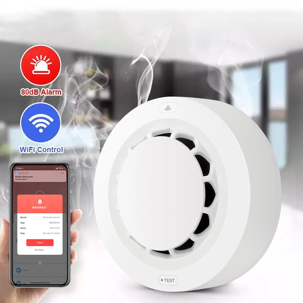 WiFi Kitchen Alarm System Tuya Wireless 20㎡ APP Surveillance Security Detector Electronic Smart Sensor Room Sensitive Alert
WiFi Kitchen Alarm System Tuya Wireless 20㎡ APP Surveillance Security Detector Electronic Smart Sensor Room Sensitive Alert