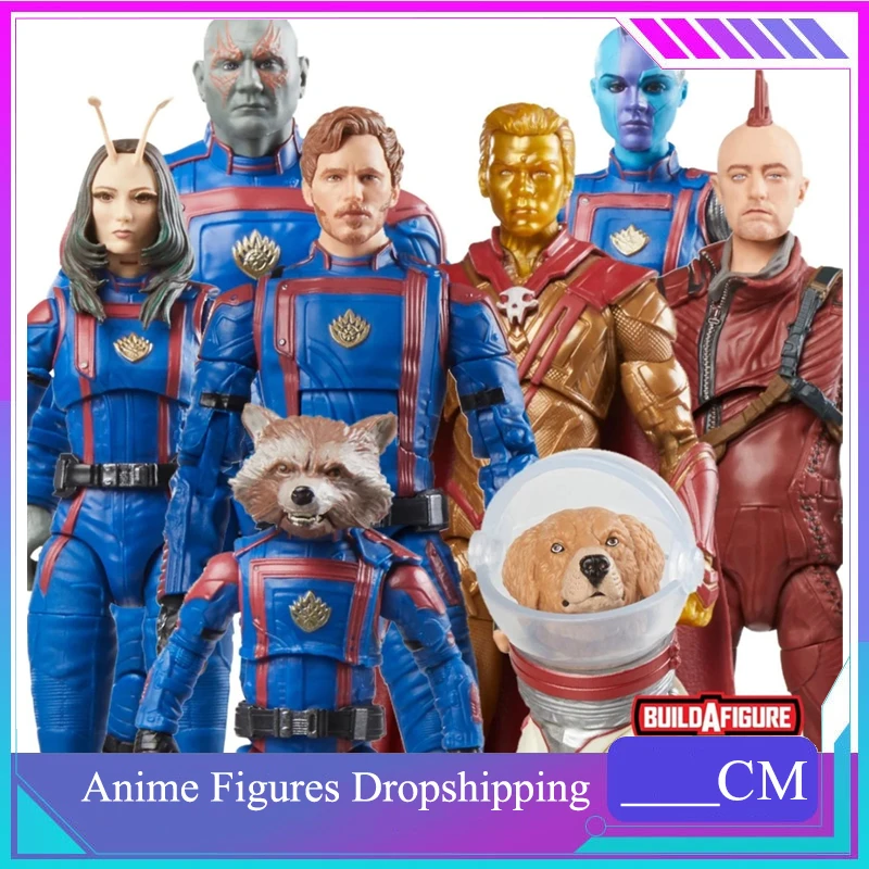 

Marvel 15cm Legends Figure Guardians Of The Galaxy Star-lord/drax/mantis/nebula/rocket/adam Warlock /kraglin 6-inch Figures Toys