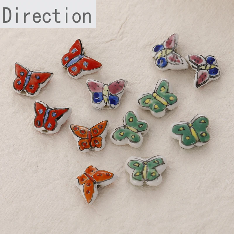 Lovely Japanese style simple strokes ceramic butterfly loose beads diy bracelet ear jewelry necklace beaded accessory material
Lovely Japanese style simple strokes ceramic butterfly loose beads diy bracelet ear jewelry necklace beaded accessory material