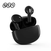 QCY T20 Wireless Headphones Bluetooth 5.3 TWS Earphones 13mm Big Driver HIFI Headset 4 Mics ENC HD Call Earbuds 68ms Low Latency