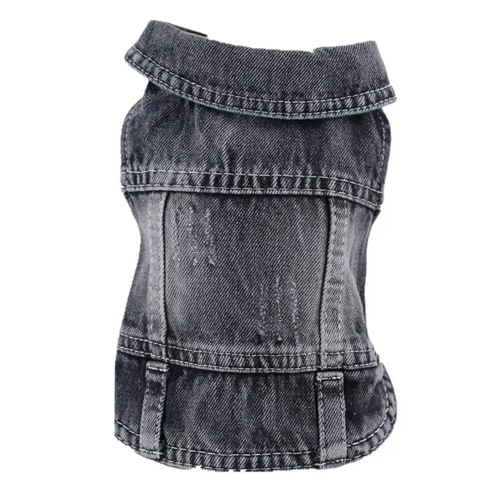 Dogs and Cats Jean Jacket Vest Paw Print Pet Puppy Denim Coat Spring/Autumn Clothing Apparel 6 Sizes
Dogs and Cats Jean Jacket Vest Paw Print Pet Puppy Denim Coat Spring/Autumn Clothing Apparel 6 Sizes