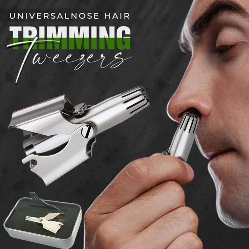 Men's Nose Hair Removal Trimmer Stainless Steel Manual Cutter Suitable Vibrissa Razor Shaver Washable Portable Trimming Tweezer
Men's Nose Hair Removal Trimmer Stainless Steel Manual Cutter Suitable Vibrissa Razor Shaver Washable Portable Trimming Tweezer