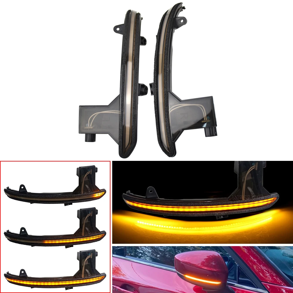 2pcs/Lot Superb Dynamic Sequential Side Mirror Indicator Lights Blinker For Mazda CX-5 2017-2019 CX-8 CX-9 16-19 Car Assessorie
2pcs/Lot Superb Dynamic Sequential Side Mirror Indicator Lights Blinker For Mazda CX-5 2017-2019 CX-8 CX-9 16-19 Car Assessorie