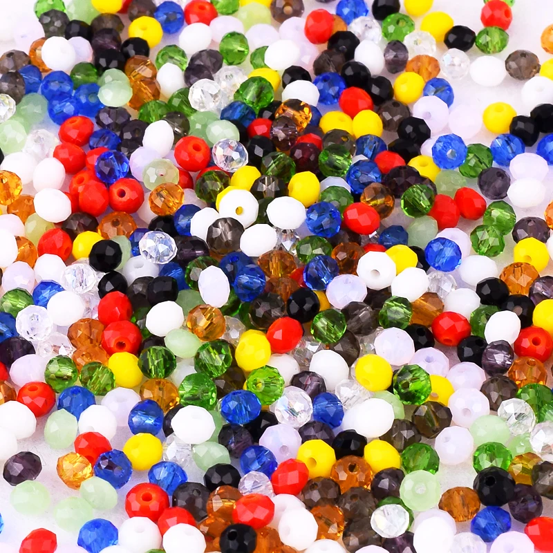 200pcs Nice Mixed Color Crystal Glass Faceted Flat Ball Spacer Beads Jewelry Making for DIY Bracelet Necklace Crafts 4mm
200pcs Nice Mixed Color Crystal Glass Faceted Flat Ball Spacer Beads Jewelry Making for DIY Bracelet Necklace Crafts 4mm