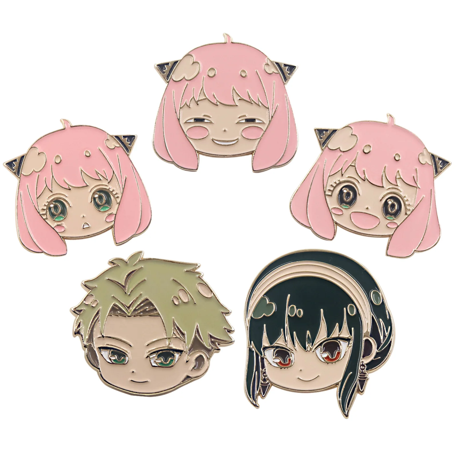 Anime SPY X FAMILY Metal Badge Lovely Enamel Pins Clothes Accessories Cartoon Character Loid Yor Forger Anya Button Brooch Lapel
Anime SPY X FAMILY Metal Badge Lovely Enamel Pins Clothes Accessories Cartoon Character Loid Yor Forger Anya Button Brooch Lapel