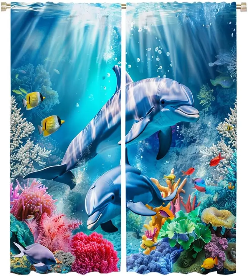 Занавески Brebasf Fantasy Ocean Coral Dolphin Blackout
Занавески Brebasf Fantasy Ocean Coral Dolphin Blackout