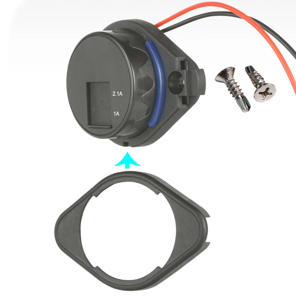 Brand New Charger Socket USB PC USB Charger Socket 15.5W Black Casting Blue Light Car Accessories Car Truck None
Brand New Charger Socket USB PC USB Charger Socket 15.5W Black Casting Blue Light Car Accessories Car Truck None