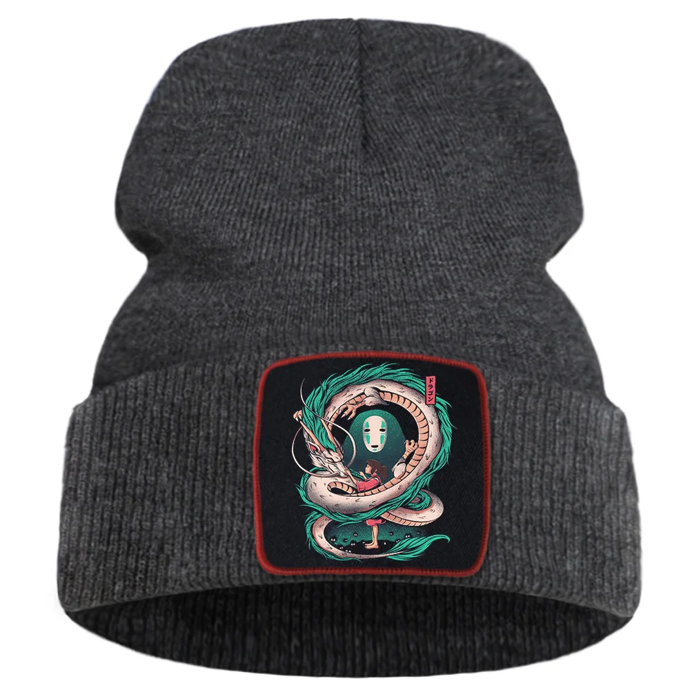 Anime Spirited Away Printing Women Winter Hat Soft Warm Harajuku Mens Fashion Knitted Hats Outdoor Hip Hop Caps For Boys
Anime Spirited Away Printing Women Winter Hat Soft Warm Harajuku Mens Fashion Knitted Hats Outdoor Hip Hop Caps For Boys