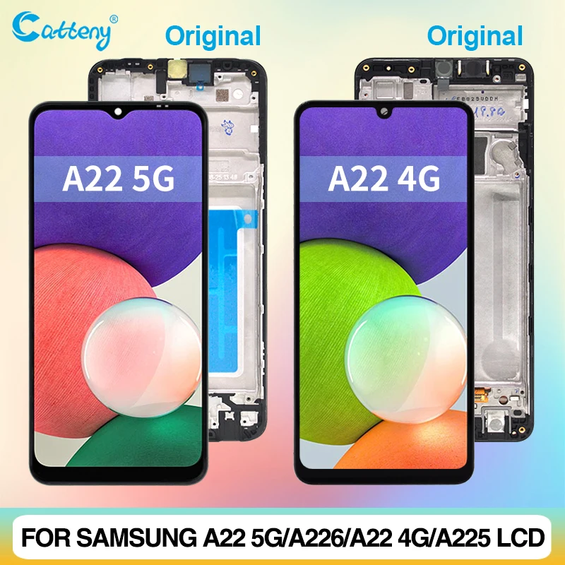 Wholesale A22 5G Display For Samsung Galaxy A22 4G LCD Touch Screen Digitizer With Frame Assembly A225F A226F Free Shipping
Wholesale A22 5G Display For Samsung Galaxy A22 4G LCD Touch Screen Digitizer With Frame Assembly A225F A226F Free Shipping