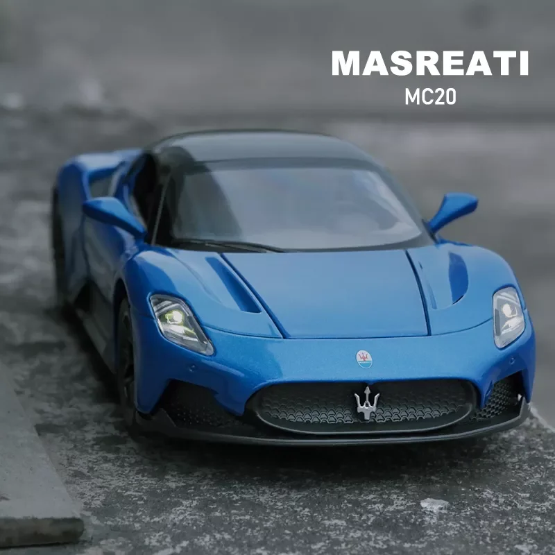 Суперкар Maserati MC20, игрушечный автомобиль из сплава, коллекционная металлическая модель автомобиля, игрушки со звуком и светом для детей
Суперкар Maserati MC20, игрушечный автомобиль из сплава, коллекционная металлическая модель автомобиля, игрушки со звуком и светом для детей