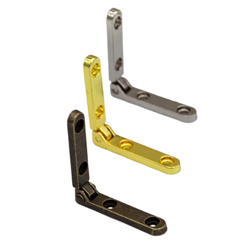 10PCS 30X30mm Small Furniture Hinge Zinc alloy 90 Degree Seven-letter Spring Hinges for Jewellery Case Cabinet Fittings Hardware
10PCS 30X30mm Small Furniture Hinge Zinc alloy 90 Degree Seven-letter Spring Hinges for Jewellery Case Cabinet Fittings Hardware