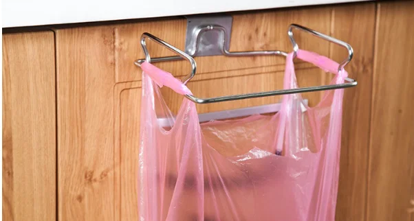 Stainless Steel Garbage Bags Hanger Kitchen Trash Bag Holder Door Hook Cupboard Stand Support Storage Rack Kitchen Accessories
Stainless Steel Garbage Bags Hanger Kitchen Trash Bag Holder Door Hook Cupboard Stand Support Storage Rack Kitchen Accessories