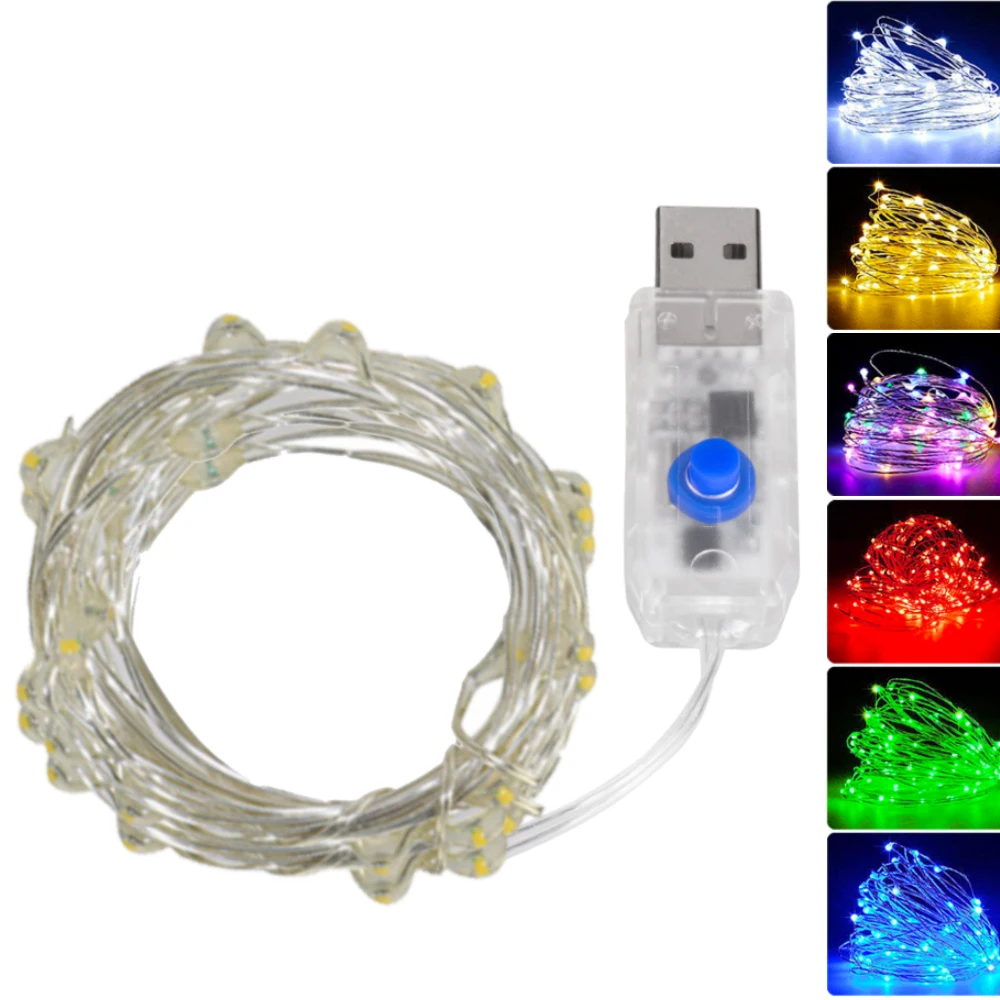 Светодиодная гирлянда из медной проволоки, USB, 5 в постоянного тока, 8 режимов, сказочные гирлянды для свадьбы, Рождества, вечеринки, паба, веч...
Светодиодная гирлянда из медной проволоки, USB, 5 в постоянного тока, 8 режимов, сказочные гирлянды для свадьбы, Рождества, вечеринки, паба, веч...