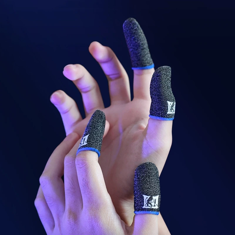 2 Pcs/set Gaming Finger Sleeves Silver Fiber Ultra-thin Game Gloves Breathable Anti-sweat Finger Cots for Mobile Games
2 Pcs/set Gaming Finger Sleeves Silver Fiber Ultra-thin Game Gloves Breathable Anti-sweat Finger Cots for Mobile Games
