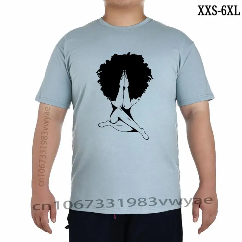 

Afro Praying Print Women Tshirt No Fade Premium T Shirt For Lady Girl Woman TShirts Graphic Top Tee Drop Shipping