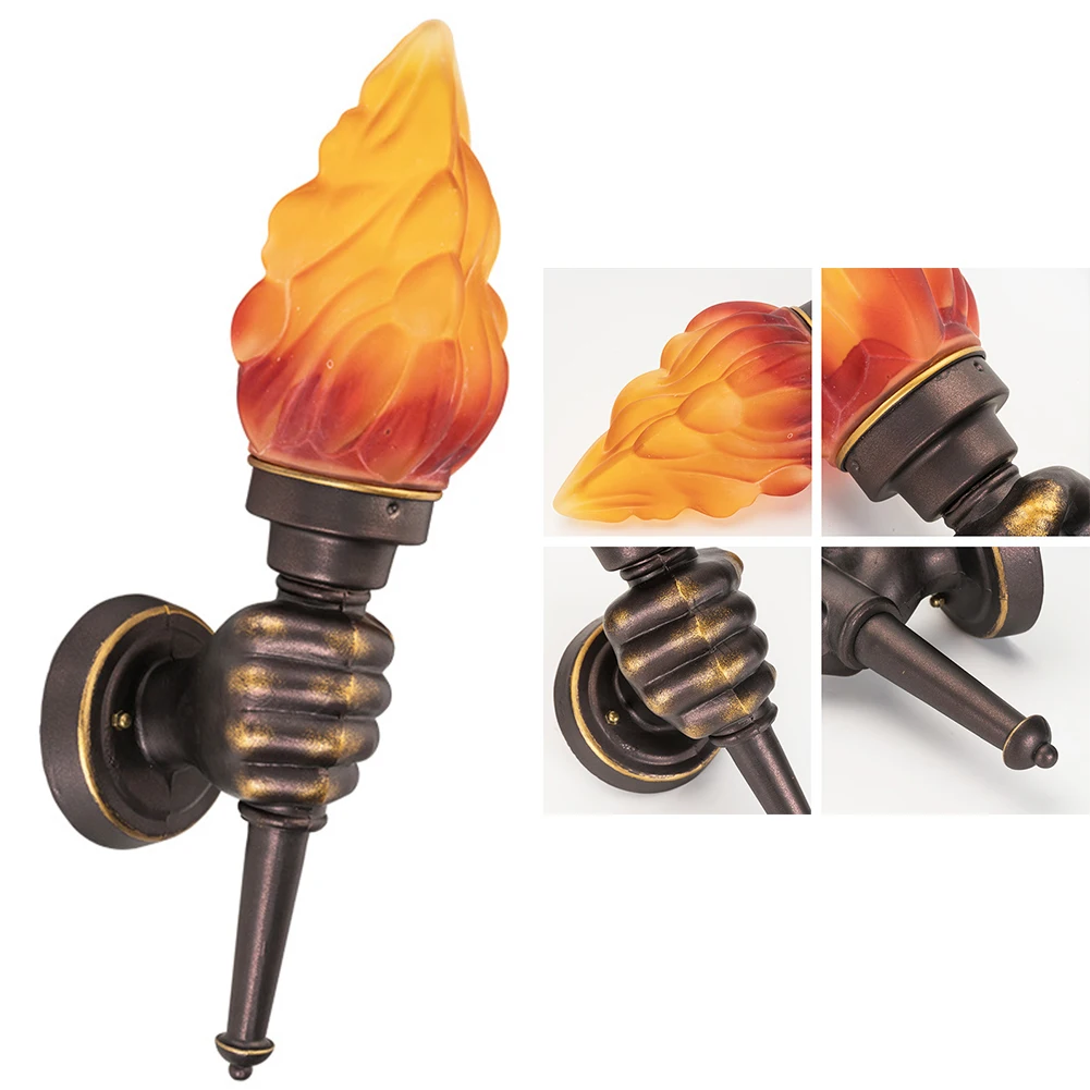 E27 Decorative Vintage Flame Light Die Casting Wall Lamp Torch Shape Hotel Corridor Aluminum Restaurant Antique Outdoor Garden
E27 Decorative Vintage Flame Light Die Casting Wall Lamp Torch Shape Hotel Corridor Aluminum Restaurant Antique Outdoor Garden