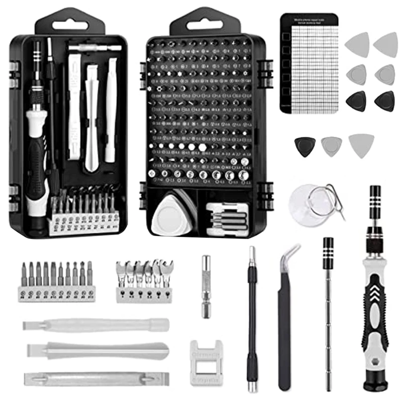 1Set Precision Mechanic Tool Set 138 In 1 Precision Mechanic Screwdriver Set Gray-Black
1Set Precision Mechanic Tool Set 138 In 1 Precision Mechanic Screwdriver Set Gray-Black