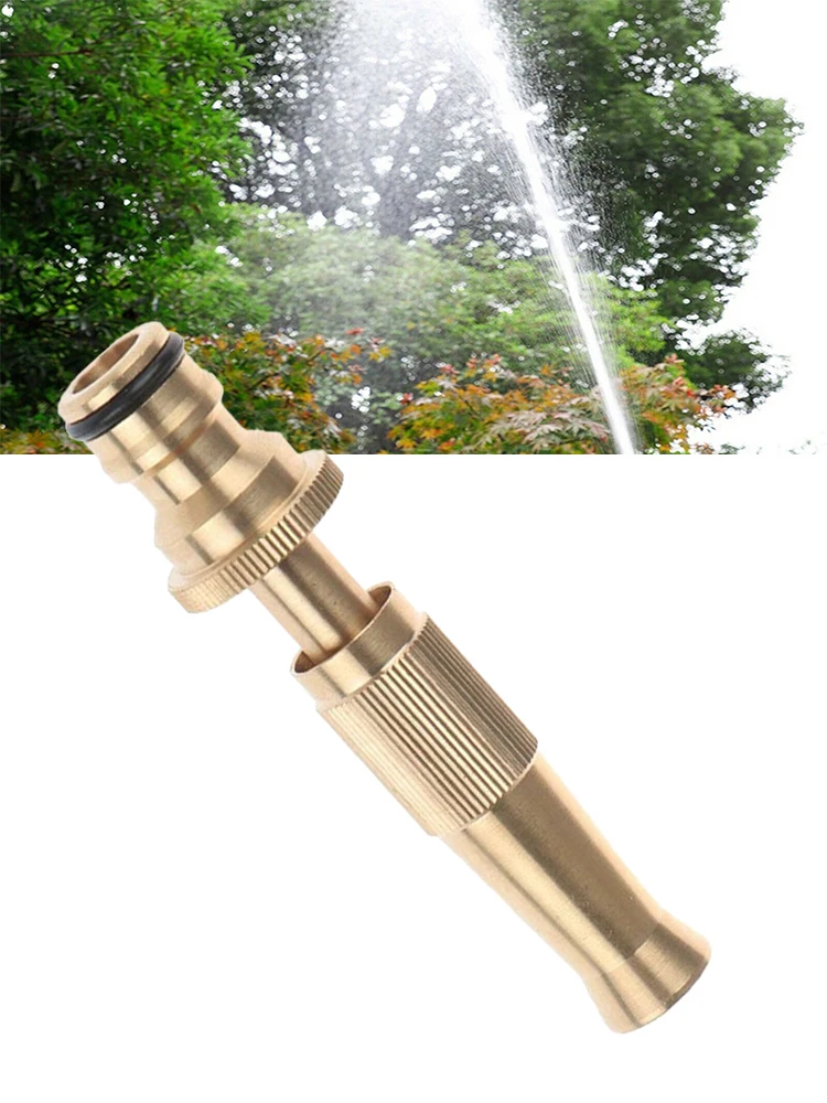 High Pressure Water Gun Metal Brass Nozzle Garden Hose Nozzle For Vehicle Cleaning Home Cleaning Watering Water Sprayer
High Pressure Water Gun Metal Brass Nozzle Garden Hose Nozzle For Vehicle Cleaning Home Cleaning Watering Water Sprayer