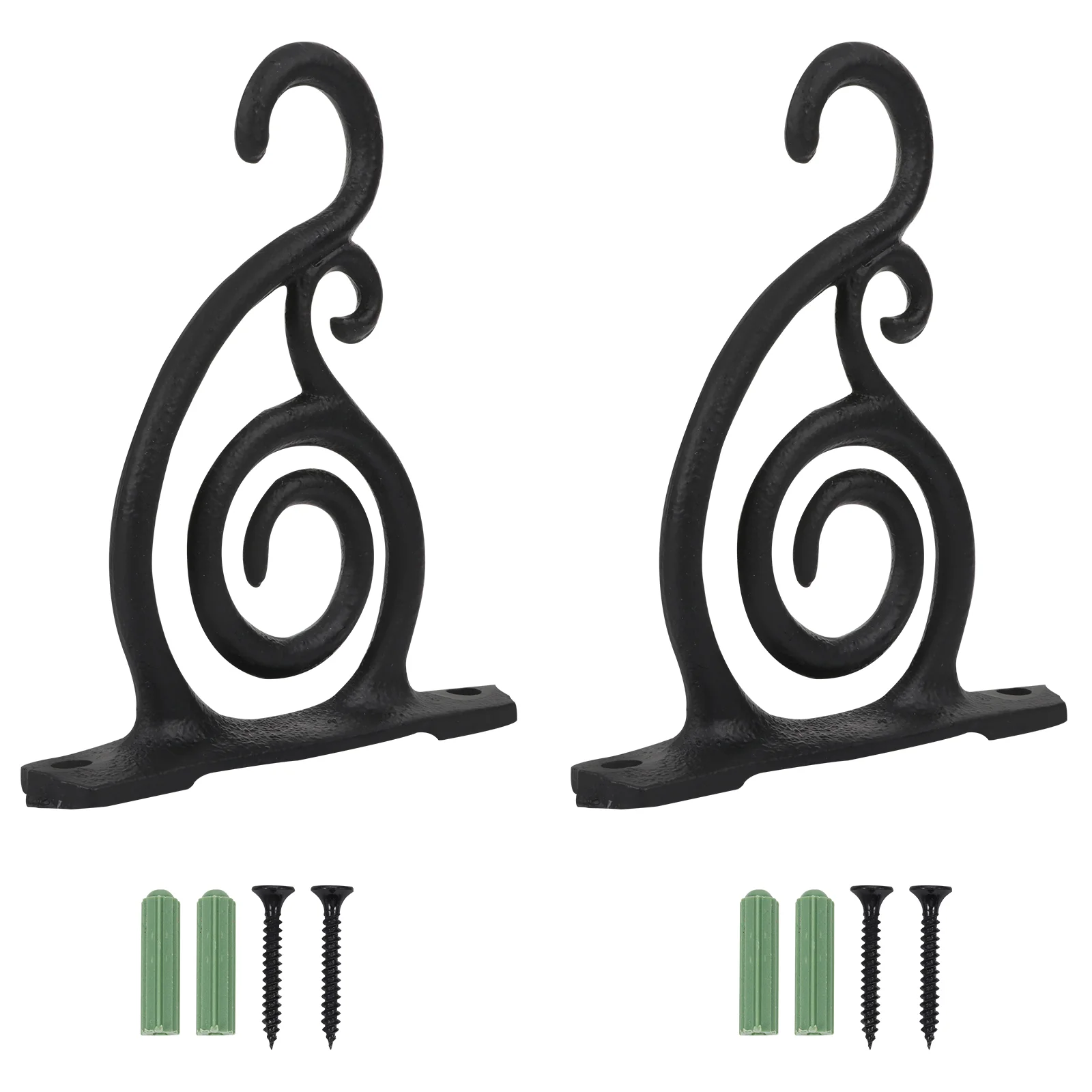 2 шт., настенные подвесные крючки для растений 
2 шт., настенные подвесные крючки для растений