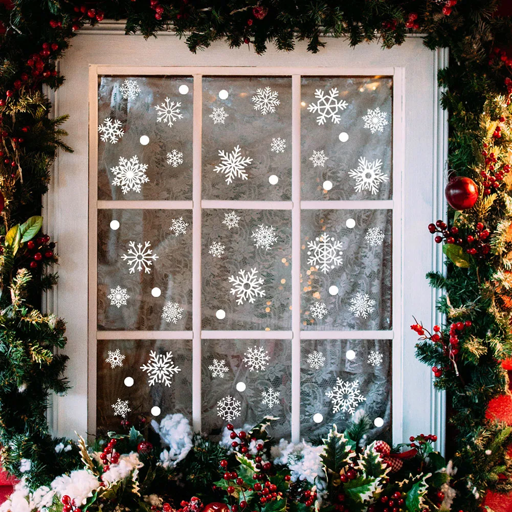 1pc Christmas Wall Stickers Xmas Decal Reusable SelfCling Snowflakes Wall Decor Glass Window Home Decorations The Real Color Of
1pc Christmas Wall Stickers Xmas Decal Reusable SelfCling Snowflakes Wall Decor Glass Window Home Decorations The Real Color Of