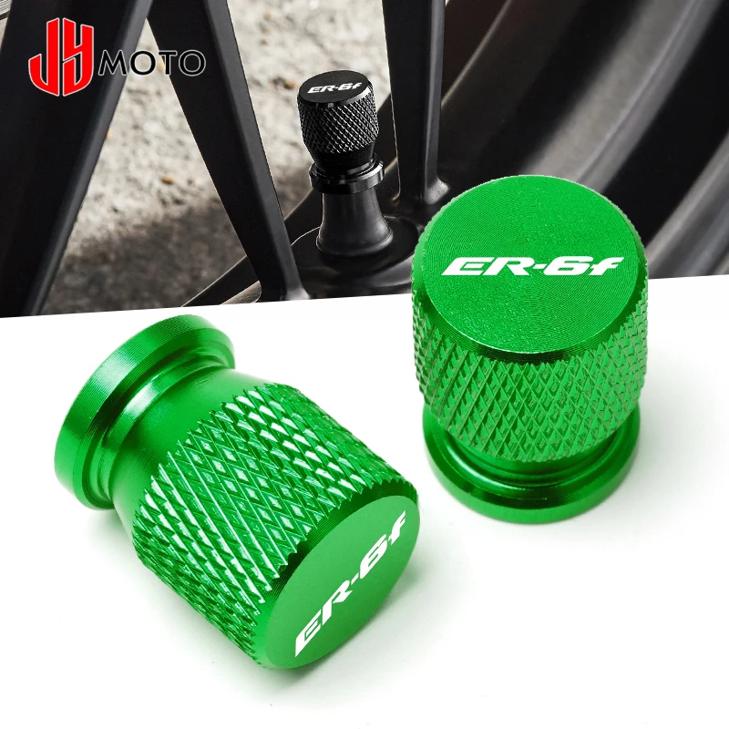 

FOR KAWASAKI ER 6F ER-6F ER 6 F ER6F er6f ER6N ER6 F N 2006-2021 Motorcycle Accessorie Wheel Tire Valve Stem Caps Airtight Cover