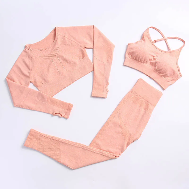 3pcs/set Women Yoga Outfit Gym Clothing Fitness Sportswear Workout Clothes for Female Training Suit Crop Top Sports Bra Yoga Set
3pcs/set Women Yoga Outfit Gym Clothing Fitness Sportswear Workout Clothes for Female Training Suit Crop Top Sports Bra Yoga Set