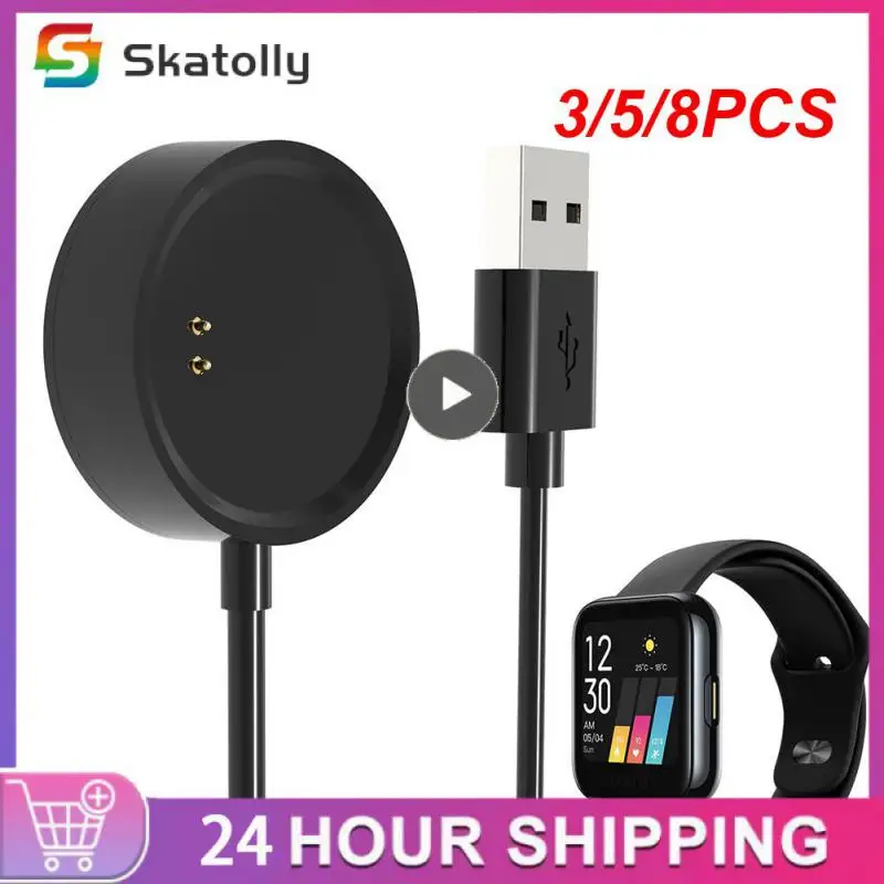 3/5/8PCS 5v Watch Charging Dock High Working Efficiency And Fast Charging Speed Smartwatch Charging Cable Black Magnetic Charger
3/5/8PCS 5v Watch Charging Dock High Working Efficiency And Fast Charging Speed Smartwatch Charging Cable Black Magnetic Charger