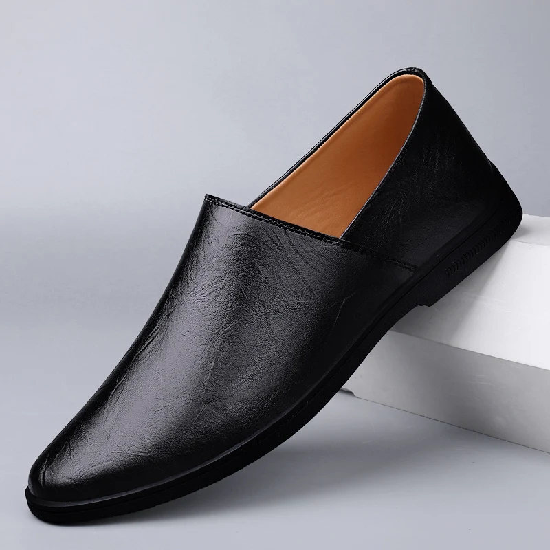 New Mens Loafers Comfortable Flats Men Casual Shoes Breathable Slip-On Soft Leather Driving Shoes Moccasins Outdoor Soft Loafers
New Mens Loafers Comfortable Flats Men Casual Shoes Breathable Slip-On Soft Leather Driving Shoes Moccasins Outdoor Soft Loafers
