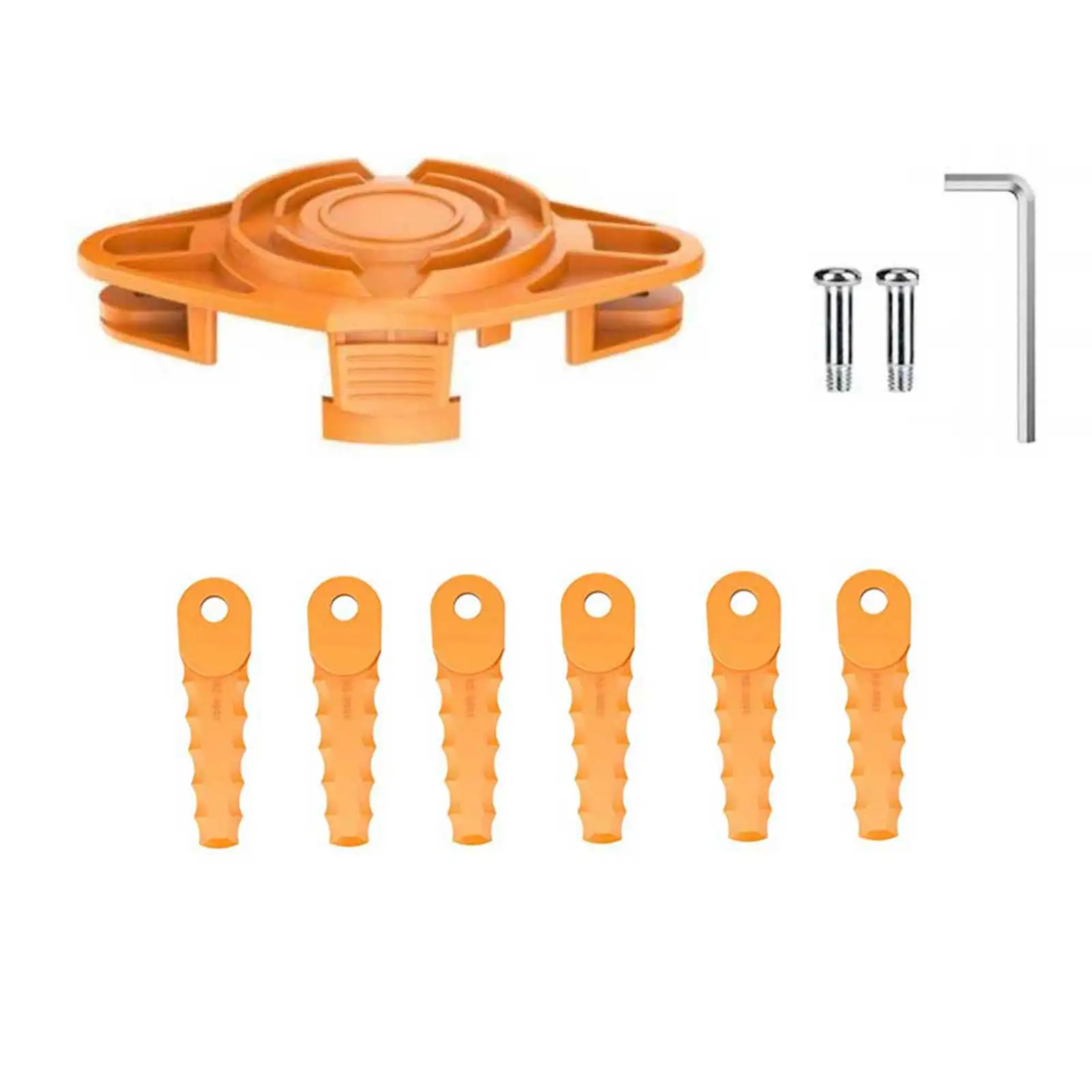 Lawn Mower Parts Cutter Head Accessories For WG105 WG106 WG108 Plastic Spare Blade Set Replacement Spare Parts
Lawn Mower Parts Cutter Head Accessories For WG105 WG106 WG108 Plastic Spare Blade Set Replacement Spare Parts