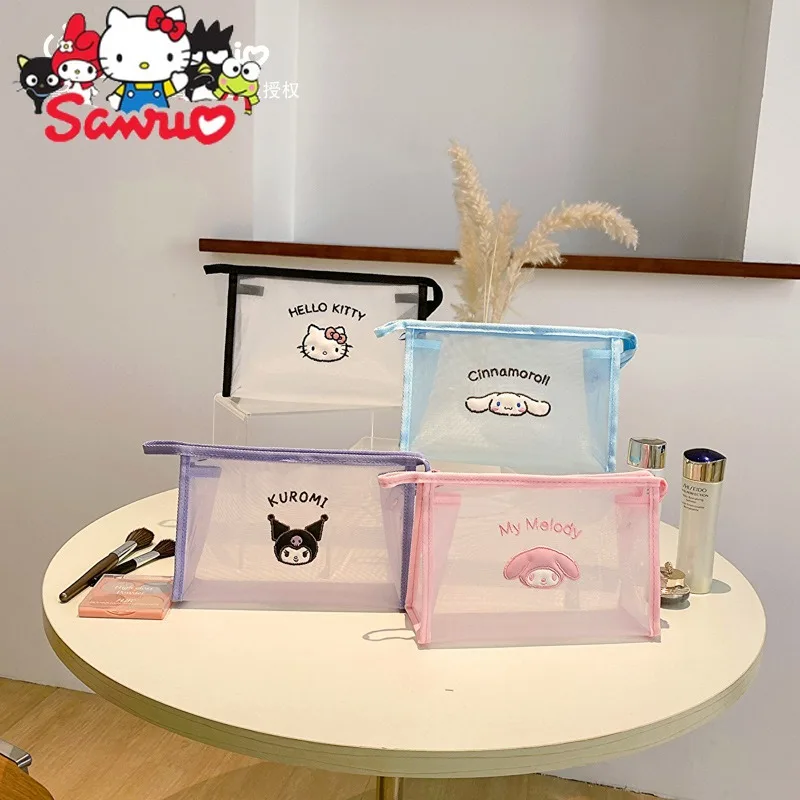 Sanrio Melody Kuromi Hello Kitty Cinnamoroll Pochacco Cosmetic Bag Portable Triangle Pen Bag Cosmetics Storage Toiletries Bag
Sanrio Melody Kuromi Hello Kitty Cinnamoroll Pochacco Cosmetic Bag Portable Triangle Pen Bag Cosmetics Storage Toiletries Bag