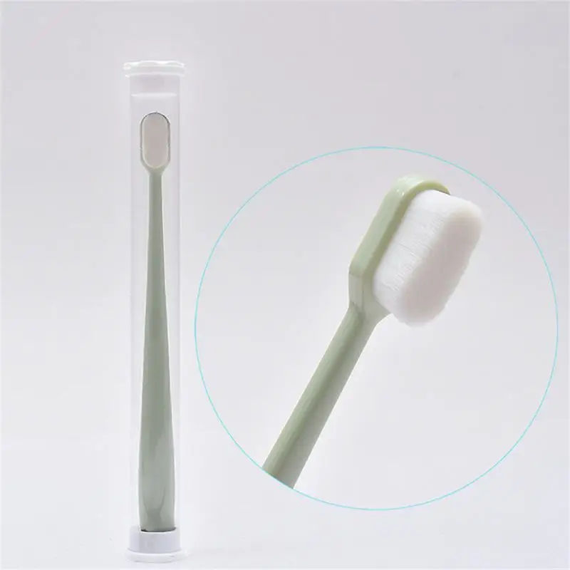 Ultra-fine Soft Toothbrush Million Nano Bristle Adult Tooth Brush Teeth Deep Cleaning Portable Travel Oral Care Brush 
Ultra-fine Soft Toothbrush Million Nano Bristle Adult Tooth Brush Teeth Deep Cleaning Portable Travel Oral Care Brush