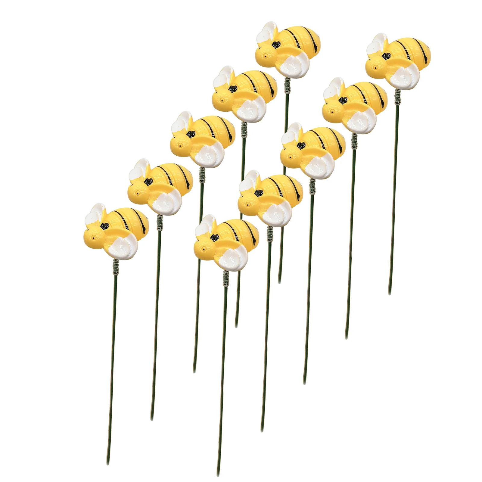 10Pcs Bee Garden Stakes Decor Metal Yard Art Ornaments Front Yard Art Stick Floral Picks Spring Summer Resin Flower Bed Decor
10Pcs Bee Garden Stakes Decor Metal Yard Art Ornaments Front Yard Art Stick Floral Picks Spring Summer Resin Flower Bed Decor