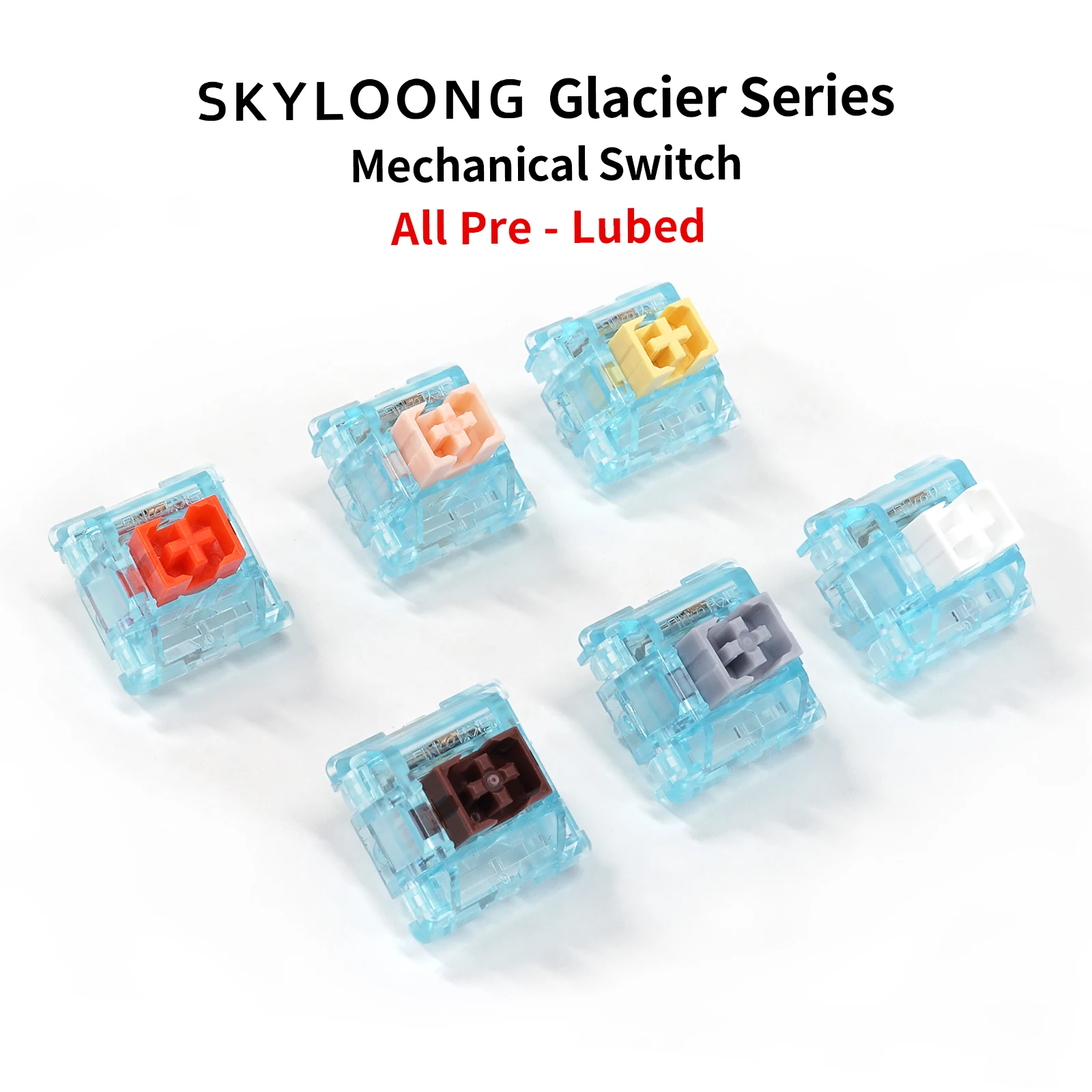 Glacier Silent Switch RGB Hot Swap Skyloong Custom Mute Lubrication Tactile 5 Pin Switches Linear For Mechanical Gaming Keyboard
Glacier Silent Switch RGB Hot Swap Skyloong Custom Mute Lubrication Tactile 5 Pin Switches Linear For Mechanical Gaming Keyboard