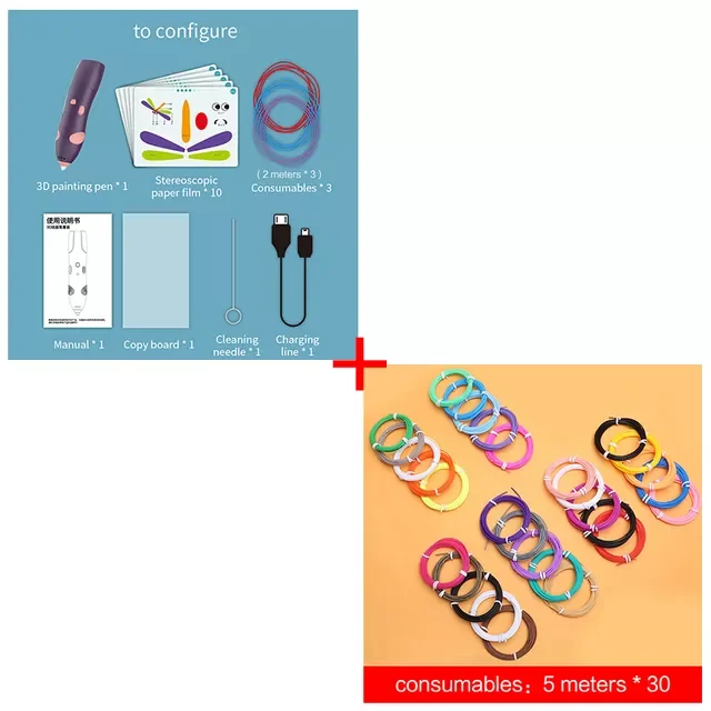 3D Printing Pen DIY Drawing Pen With LCD Display 3D Pen With 10 Colors 50 Meter PLA Filament Christmas Birthday
3D Printing Pen DIY Drawing Pen With LCD Display 3D Pen With 10 Colors 50 Meter PLA Filament Christmas Birthday