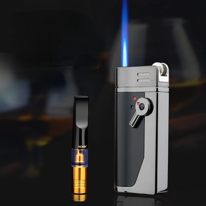 Креативная ветрозащитная надувная зажигалка с синим пламенем и фильтром, держатель сигареты, зажигалка, подарок для мужчин
Креативная ветрозащитная надувная зажигалка с синим пламенем и фильтром, держатель сигареты, зажигалка, подарок для мужчин