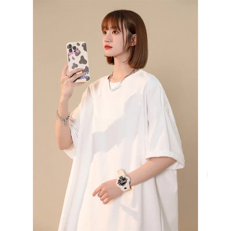 Short Sleeve T-Shirt Women's Summer Top Cotton Pregnant Women Black 
Short Sleeve T-Shirt Women's Summer Top Cotton Pregnant Women Black