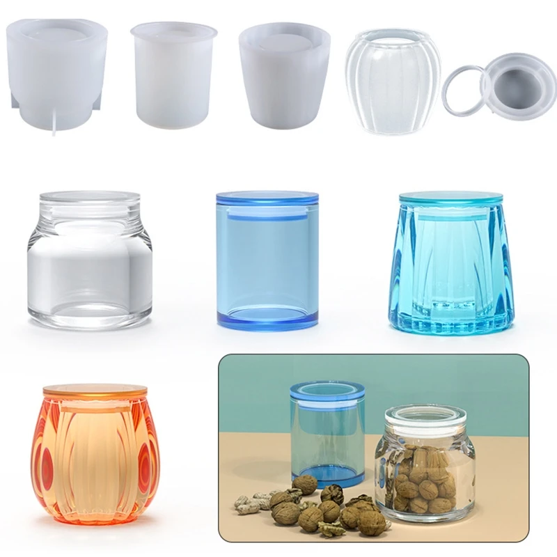 Storage Sealed Bottle Mold Jewelry Ring Box Mold Suitable for Soap Candle Holder Flower Pot Craft Diy Home Decoration 
Storage Sealed Bottle Mold Jewelry Ring Box Mold Suitable for Soap Candle Holder Flower Pot Craft Diy Home Decoration