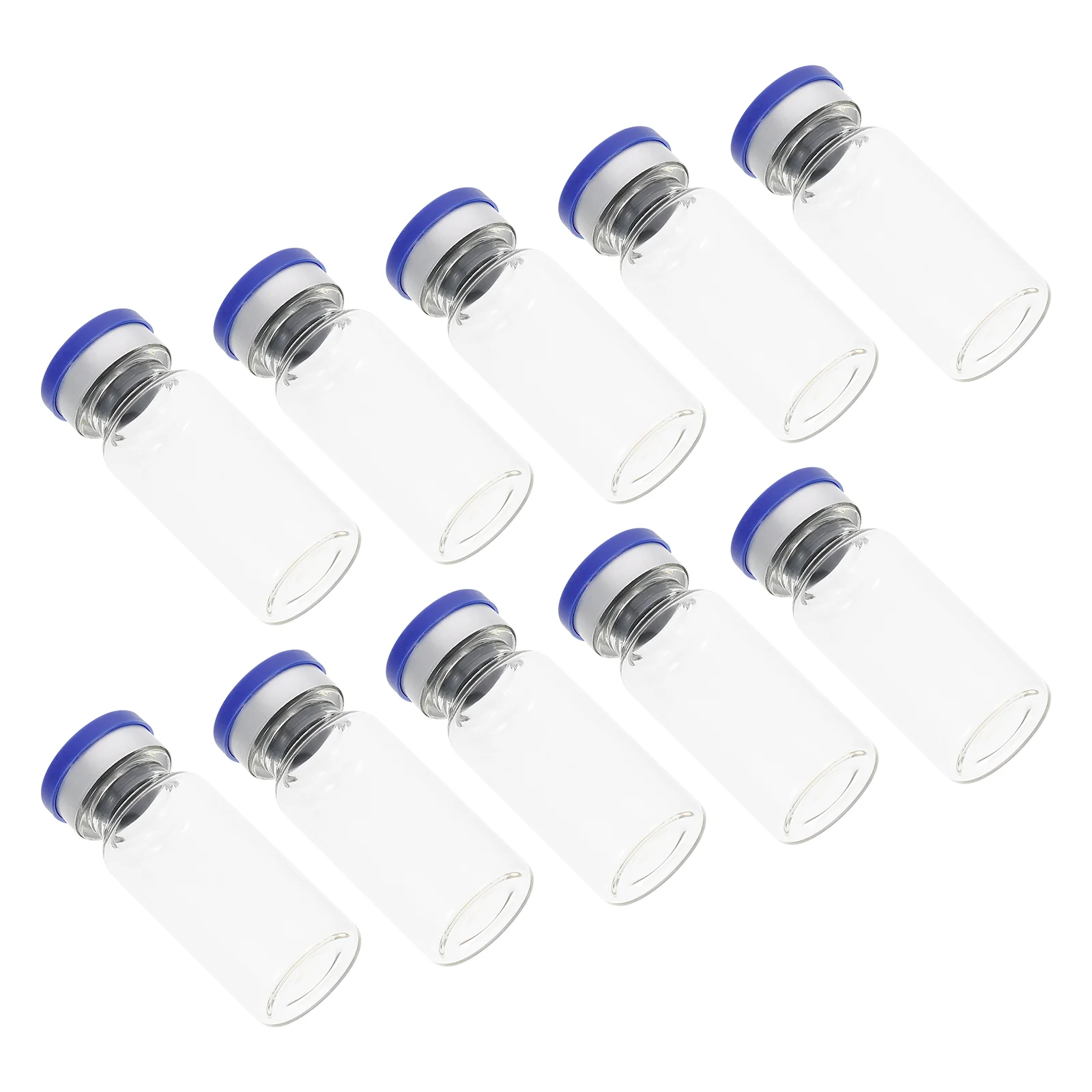 100pcs Clear Glass Bottles Reagent Storage Container 10ml Glass Bottle with Lid
100pcs Clear Glass Bottles Reagent Storage Container 10ml Glass Bottle with Lid