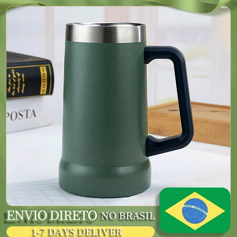 

Caneca De Cerveja Com Tinta Spray De Aço Inoxidável Caneca Térmica De Camada Dupla Para Uso Doméstico E No Escritório