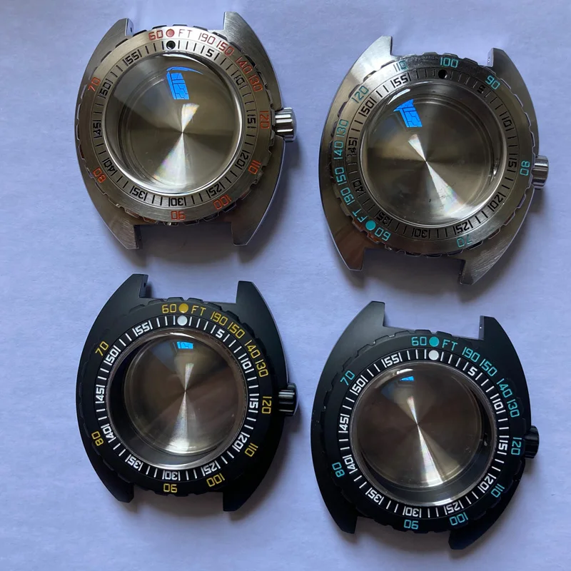 Модифицированные детали Seiko, твердое, 44 мм, нержавеющая сталь, черное, с поливинилхлоридным покрытием, искусственное сапфировое стекло с пузырьками, подходит для движения NH35/36, водонепроницаемость 20 бар 
Модифицированные детали Seiko, твердое, 44 мм, нержавеющая сталь, черное, с поливинилхлоридным покрытием, искусственное сапфировое стекло с пузырьками, подходит для движения NH35/36, водонепроницаемость 20 бар