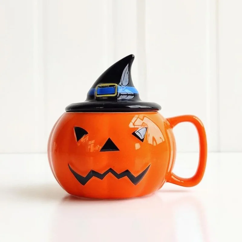 Симпатичная креативная кружка, керамическая чашка, большая емкость, чашка с изображением тыквы на Хэллоуин, домашняя кофейная чашка, кружка...
Симпатичная креативная кружка, керамическая чашка, большая емкость, чашка с изображением тыквы на Хэллоуин, домашняя кофейная чашка, кружка...