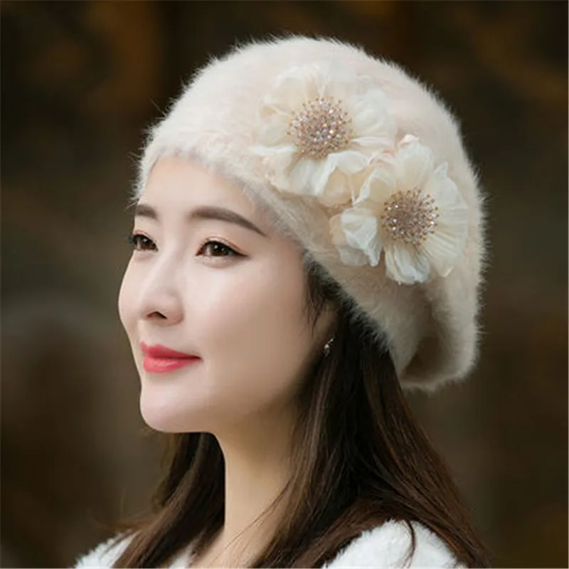 202207-shi chic dropshipping winter rabbit knitting crystal stamen Organza Petals lady beret hat women Leisure painter hat
202207-shi chic dropshipping winter rabbit knitting crystal stamen Organza Petals lady beret hat women Leisure painter hat