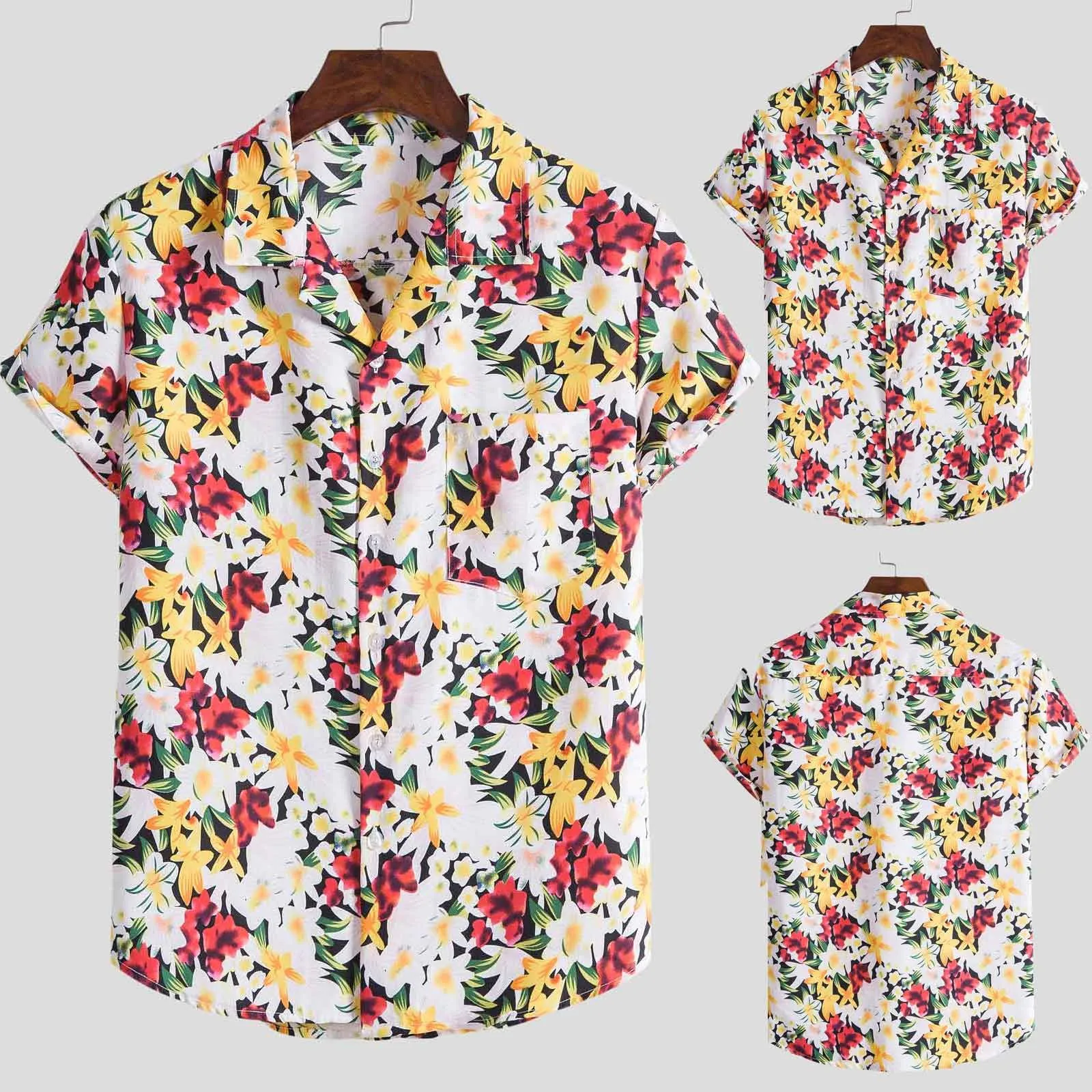Mens Fashion Ethnic Short Sleeve Casual Printing Hawaiian Shirt Blouse T-shirt Party Button Ethnic
Mens Fashion Ethnic Short Sleeve Casual Printing Hawaiian Shirt Blouse T-shirt Party Button Ethnic