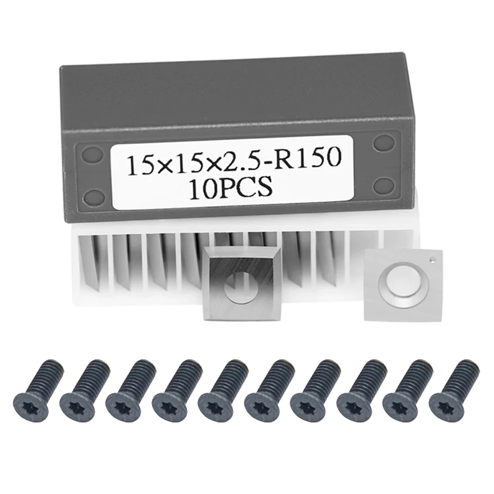 10Pcs 15mm Square Carbide Cutter Inserts With Box For Woodworking Spiral Helical Planer Head Lathe Wood Turning Hand Tools
10Pcs 15mm Square Carbide Cutter Inserts With Box For Woodworking Spiral Helical Planer Head Lathe Wood Turning Hand Tools