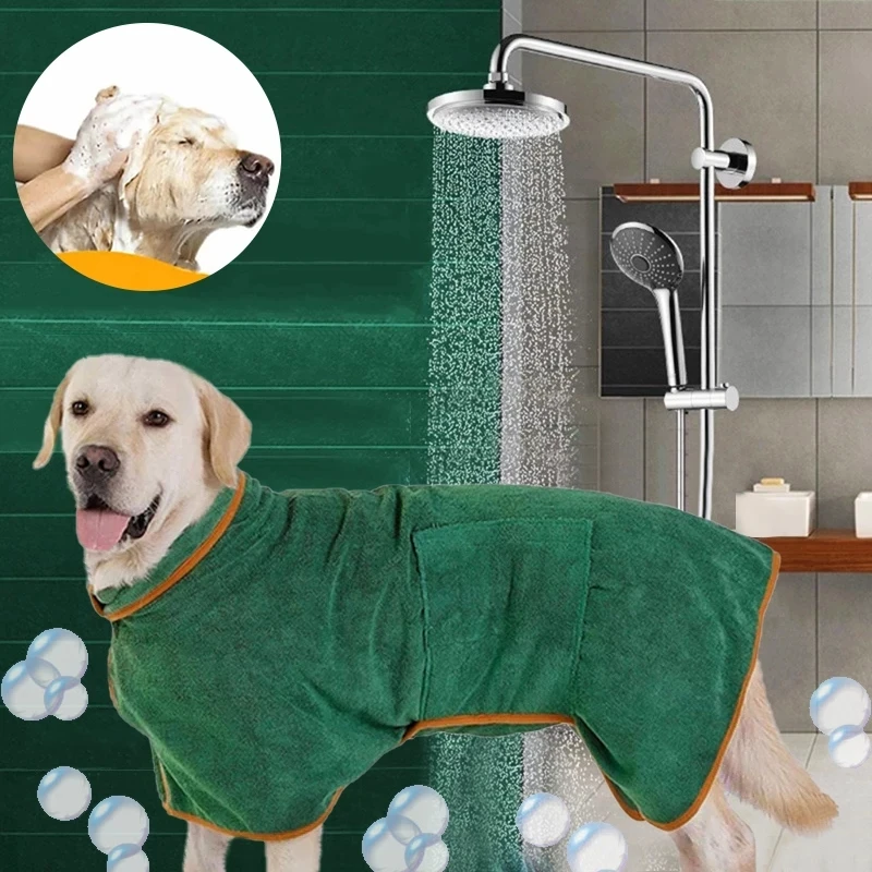 Dog Bathrobe Pet Drying Coat Clothes Microfiber Absorbent Beach Towel for Large Medium Small Dogs Cats Fast Dry Dog Accessories
Dog Bathrobe Pet Drying Coat Clothes Microfiber Absorbent Beach Towel for Large Medium Small Dogs Cats Fast Dry Dog Accessories