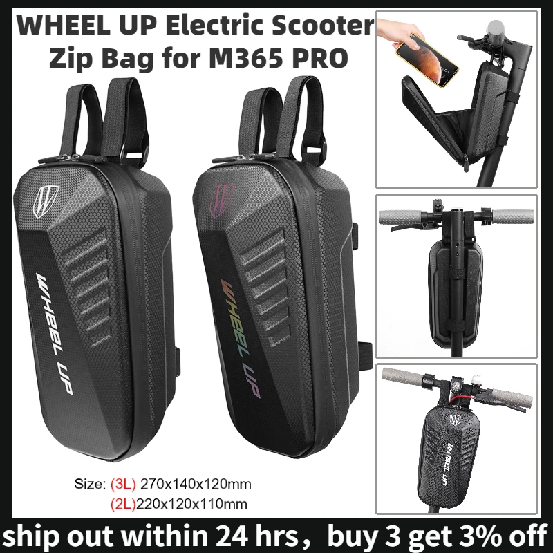 WHEEL UP 3L/2L Electric Scooter Bag Hanging Bag Hard Shell Front Frame Waterproof Zipper Pouch for Xiaomi M365 PRO Ninebot HX X7
WHEEL UP 3L/2L Electric Scooter Bag Hanging Bag Hard Shell Front Frame Waterproof Zipper Pouch for Xiaomi M365 PRO Ninebot HX X7