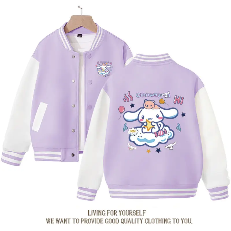 Sanrios Kawaii аниме Cinnamoroll куртка с принтом пальто милая мультяшная бейсбольная форма парная Повседневная дикая куртка топ подарок на день рожде...
Sanrios Kawaii аниме Cinnamoroll куртка с принтом пальто милая мультяшная бейсбольная форма парная Повседневная дикая куртка топ подарок на день рожде...
