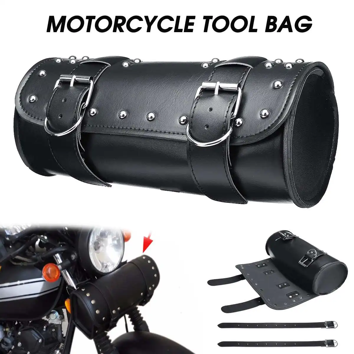 Motorcycle Tool Bag Handlebar Tail Barrel Storage Universal Saddlebag Roll Barrel Racing Black Front Fork
Motorcycle Tool Bag Handlebar Tail Barrel Storage Universal Saddlebag Roll Barrel Racing Black Front Fork
