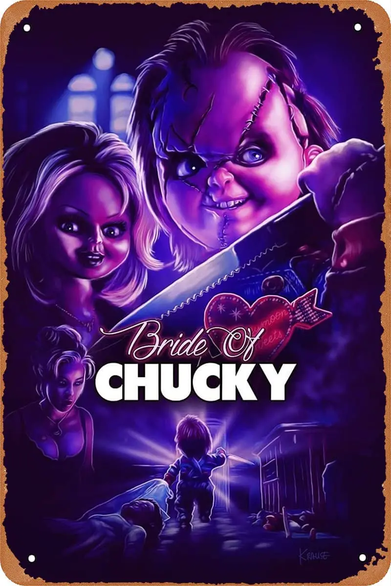Vintage Metal Tin Sign Bride of Chucky Horror Movie Poster for Bar,Pub,Home,Coffee,Restaurants,Wall Decor Metal Plaque Poster
Vintage Metal Tin Sign Bride of Chucky Horror Movie Poster for Bar,Pub,Home,Coffee,Restaurants,Wall Decor Metal Plaque Poster